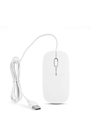 huitich PG Wired Optical Mouse White Color
