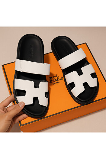 style iconic Women’s Premium Leather Slide Sandals – Comfort & Style (Multiple Colors)