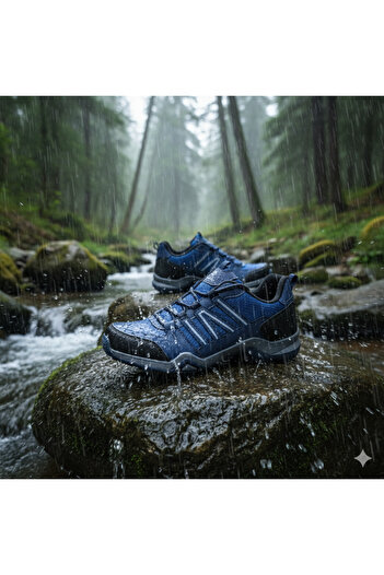 SNR Suya Dayanıklı Poseidon Erkek Spor Outdoor Kaymaz Taban Rahat ve Kaliteli Siyah Ayakkabı 5 renk var