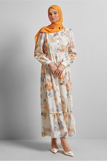 Alvina Patterned Dress 45661