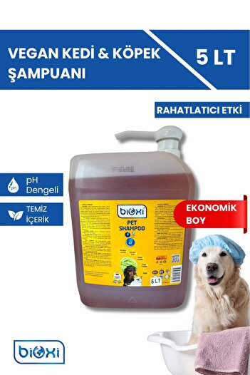 Bioxi Kuruluk Ve Karşıtı, Temizleyici Ve Besleyici , Kedi Ve Köpek Şampuanı 5 Lt