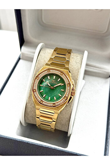 FERRO Yellow Steel Cord Women Wristwatch Fl43026A-B6 3Atm Waterproof with 2 Years Warranty Giftpacked