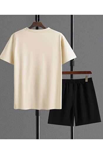 ORVIO Group Men's Team T-Shirt and Shorts - Playing Card Themed