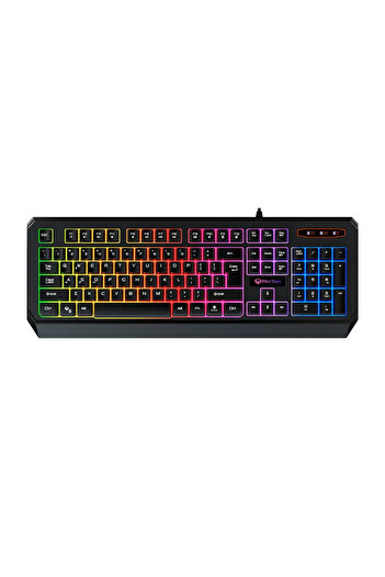 MeeTion Tastatura gaming MT-K9320 iluminare rainbow, rezistenta la apa, USB, negru