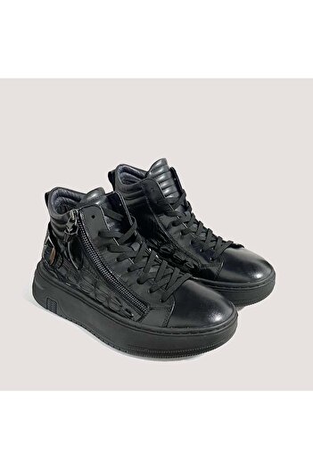 Guja Erkek Deri Casual Bot 24K540 - Siyah - 41