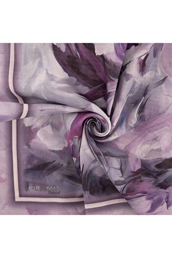 PİRAMİT Natural Patterned Scarf