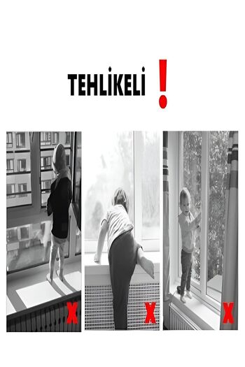 Erol Pratik Korkuluk - Hazır Korkuluk - Pencere Güvenlik Sistemleri 4 Adet