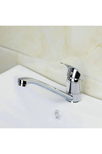 KORMAN TECHNIK Kitchen/Bathroom Faucet, Single Lever, Chrome, BM026