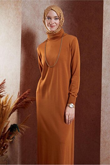 Alvina Ruffy Collar Knitwear Dress 44921