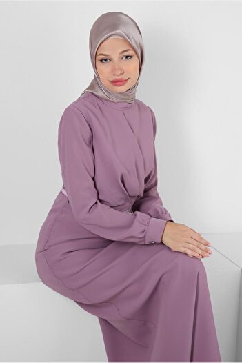 Alvina BELTED STONE DETAIL STRAIGHT CUT DRESS 43901