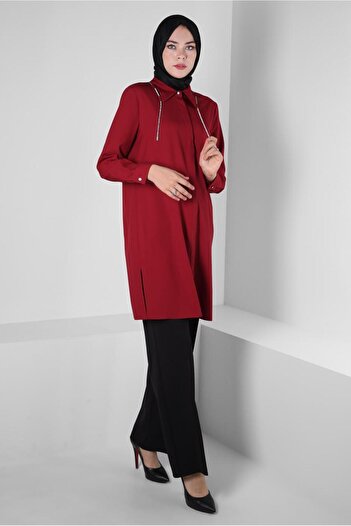 Alvina LACED DETAILED SHIRT TUNIC 44149