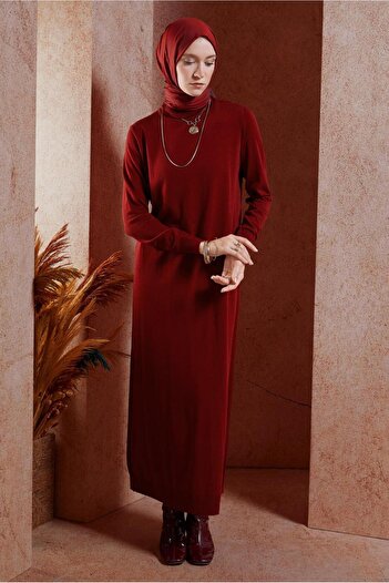Alvina Ruffy Collar Knitwear Dress 44921