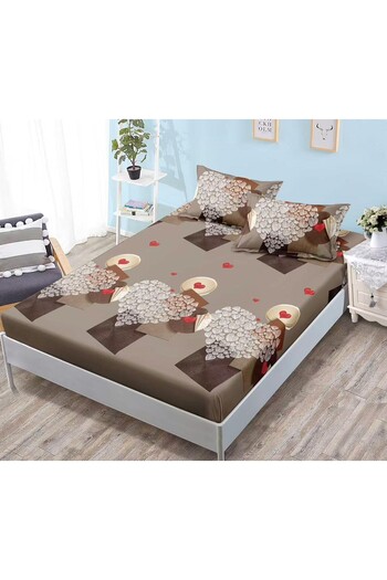 Happy Home FINET bed cover with elastic 180x200cm + 2 pillowcases 50x70cm