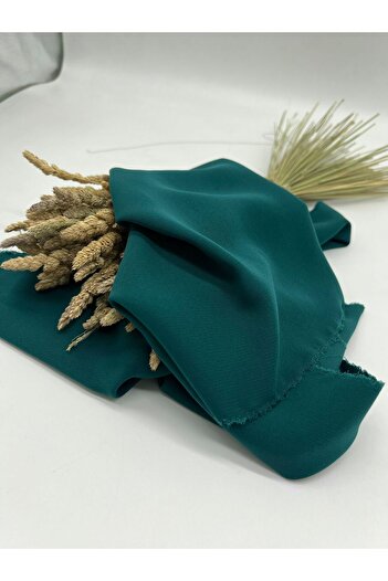 Kumaş Sevdası Φύλλο χαρτιού Feracelik Medina Silk PetrolGreen