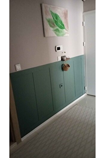 lexi Lx Iskandinav Duvar Çıtası 100 Cm X 8 Cm (5 ADET) Çocuk Odası Dekorasyonu Boyanabilir Duvar Çıtası