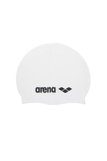 ARENA Класичний силіконовий плавальний боне білий