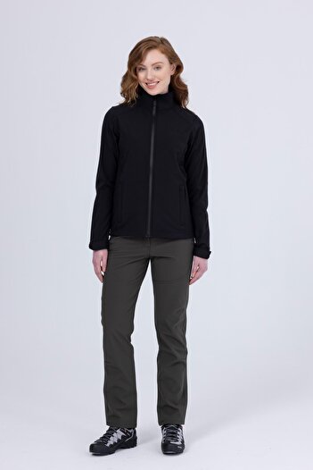 2AS Bianca İnce Softshell Жіноча куртка Чорна