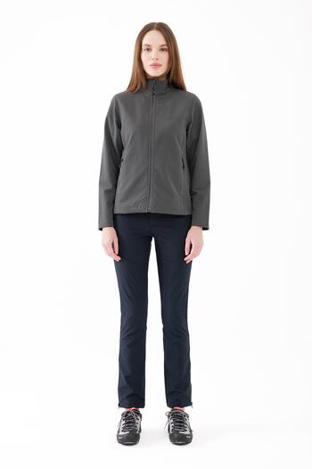 2AS Γυναικείο παλτό Softshell Splint Σκούρο Γκρι