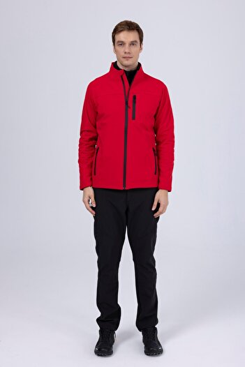 2AS Jachetă Baxter Slim Softshell pentru bărbați, roșu