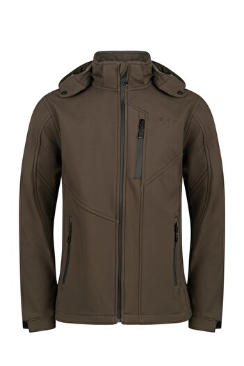 2AS Ανδρικό παλτό Sagwon II.SoftShell Χακί