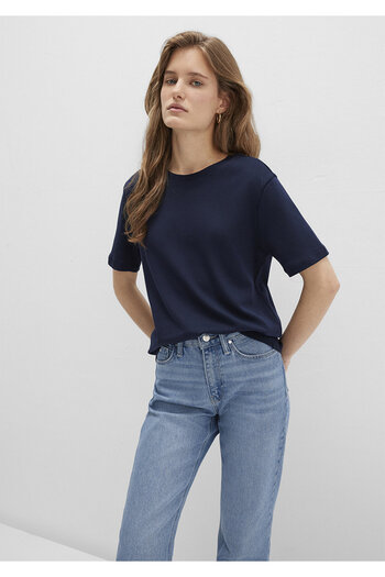 Mavi Tricou de bază bleumarin Semi Slim Fit / Semi Slim Fit 1612916-86623