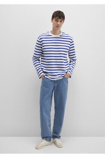 Mavi Ριγέ μπλουζάκι Loose Fit / Loose Relaxed Fit 0612857-70907