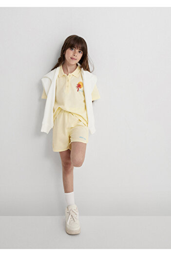 Mavi Venice 1991 Printed Yellow Shorts 7410006-89143