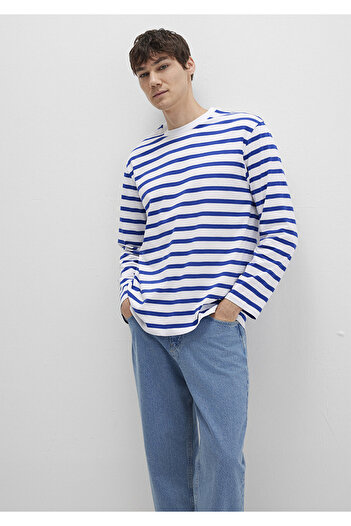 Mavi Ριγέ μπλουζάκι Loose Fit / Loose Relaxed Fit 0612857-70907