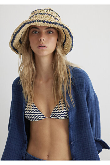 Mavi Striped Straw Hat 1912977-70055