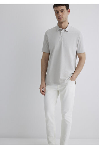 Mavi Γκρι μπλουζάκι Polo Regular Fit / Normal Cut 0612633-70074