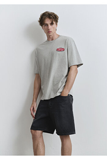 Mavi Houston Street Anthracite Denim Jean Shorts 0410672-89813