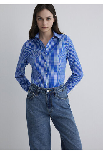 Mavi Cămașă Gingham Slim Fit / Slim Fit 1211225-83150