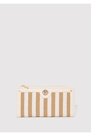 Mavi Beige Striped Wallet 1913131-70170