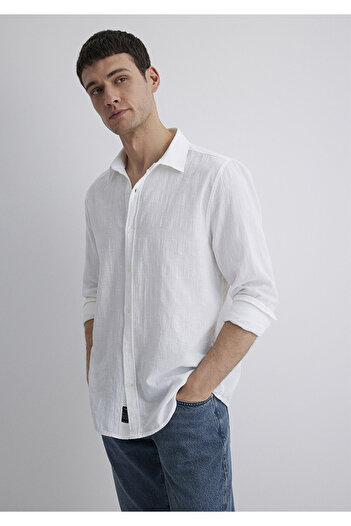 Mavi Ecru Shirt Slim Fit / Slim Fit 0211548 -70057