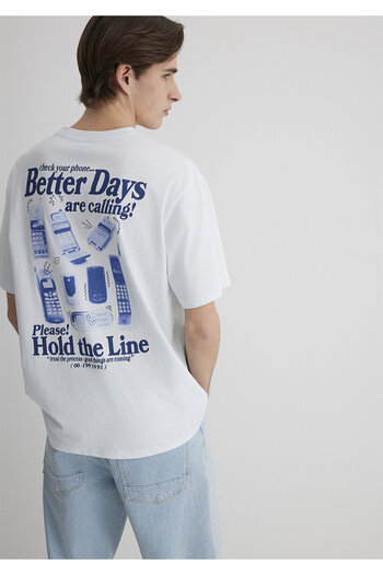 Mavi Better Days Printed Outdoor T-Shirt Loose Fit / Loose Relaxed Fit 0612462-70793