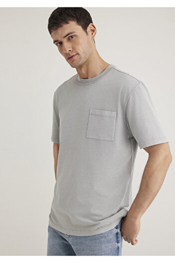 Mavi Γκρι T-Shirt Loose Fit / Loose Relaxed Fit 0612596 -70119