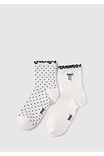 Mavi 2 Pack Ecru Socks 1913244 -70053