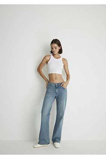 Mavi Pantaloni de jeans albastru deschis cu umbre albastre Ibiza 1010530 -88460