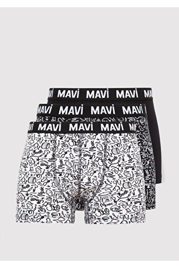 Mavi Τριπλό εμπριμέ μπόξερ 0911872 -900