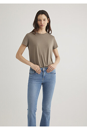 Mavi Μπλουζάκι Lux Touch TENCEL TM καφέ Modal Regular Fit / Κανονική κοπή 1612693-83866