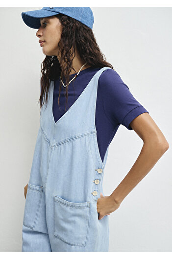 Mavi Myra Casual Light Jean Jumpsuit 1010137-86199