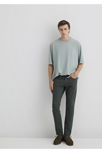 Mavi Green Comfort Gabardine Jake Moss Trousers - 0042285644