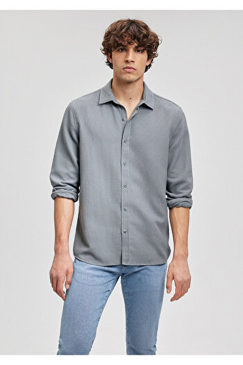 Mavi Gray Shirt Slim Fit / Tight Cut 8810217-80889