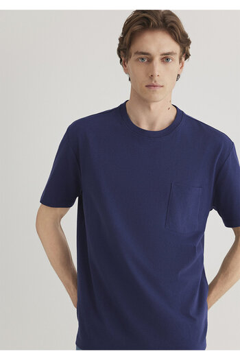 Mavi Μπλουζάκι Navy Basic με λεπτομέρεια τσέπης Loose Fit / Loose Relaxed Fit 066248 -84371