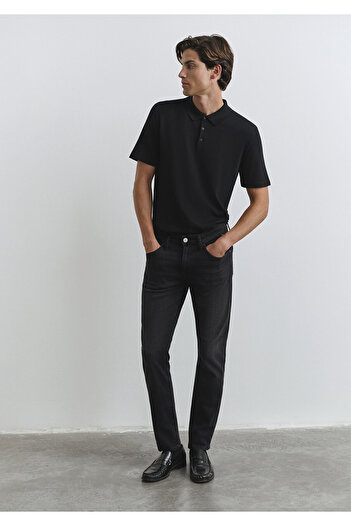 Mavi Jake Lux Schwarz Anthrazit Jean Hose 0042286544
