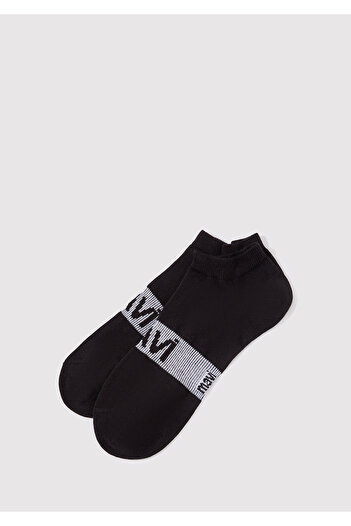 Mavi Logo Printed Black Booties Socks 0911330 -900