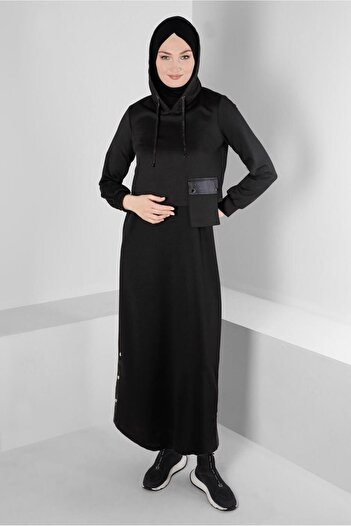 Alvina DOUBLE DRESS WITH HOODED POCKET 43320
