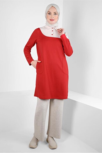Alvina TWO COLOR TUNIC 44268