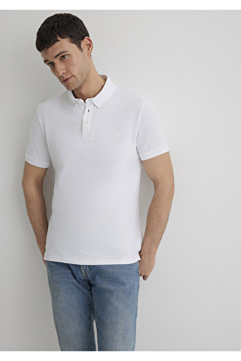 Mavi Λευκό μπλουζάκι πόλο - Slim Fit, Slim Fit063247-27879