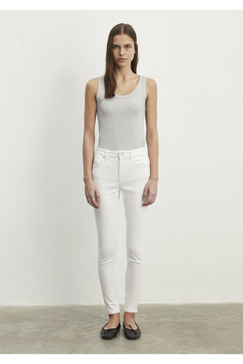 Mavi Tess Gold Luxury White Jeans -100328-81360